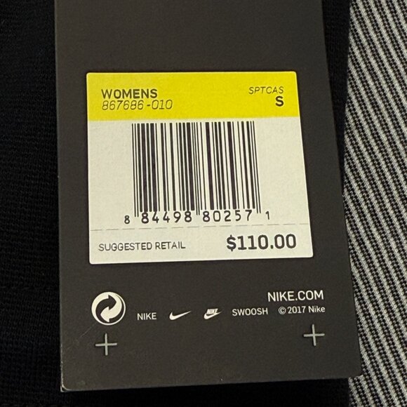 Nike Sportswear Tech Fleece Sweatpants Womens Small NWT Gray‎ Black Pants - Picture 5 of 15